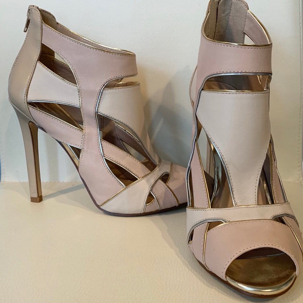 Tan & Pink Heels